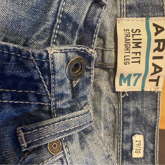 Ariat Slim Fit Straight Leg Jeans - Picture 2 of 4